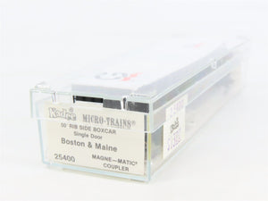 N Scale Kadee Micro-Trains MTL 25400 BM Boston & Maine Guilford 50' Boxcar #3249