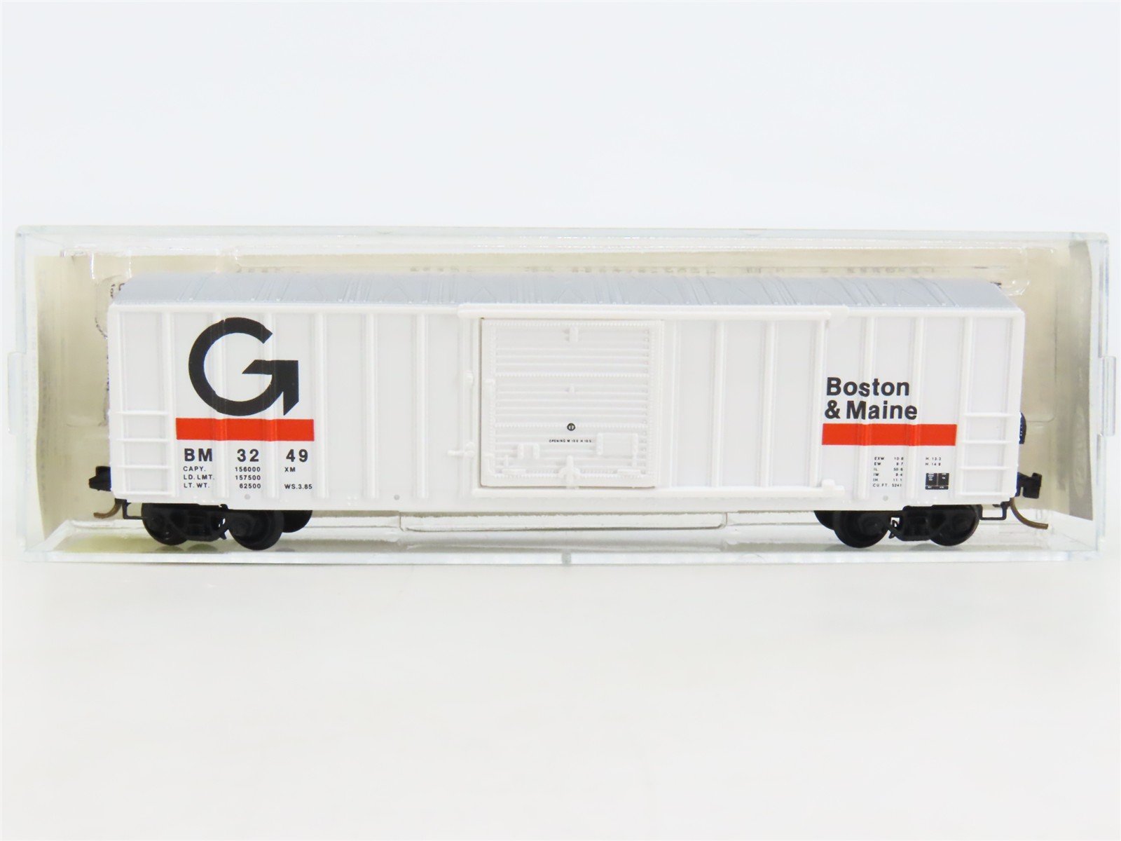N Scale Kadee Micro-Trains MTL 25400 BM Boston & Maine Guilford 50' Boxcar #3249