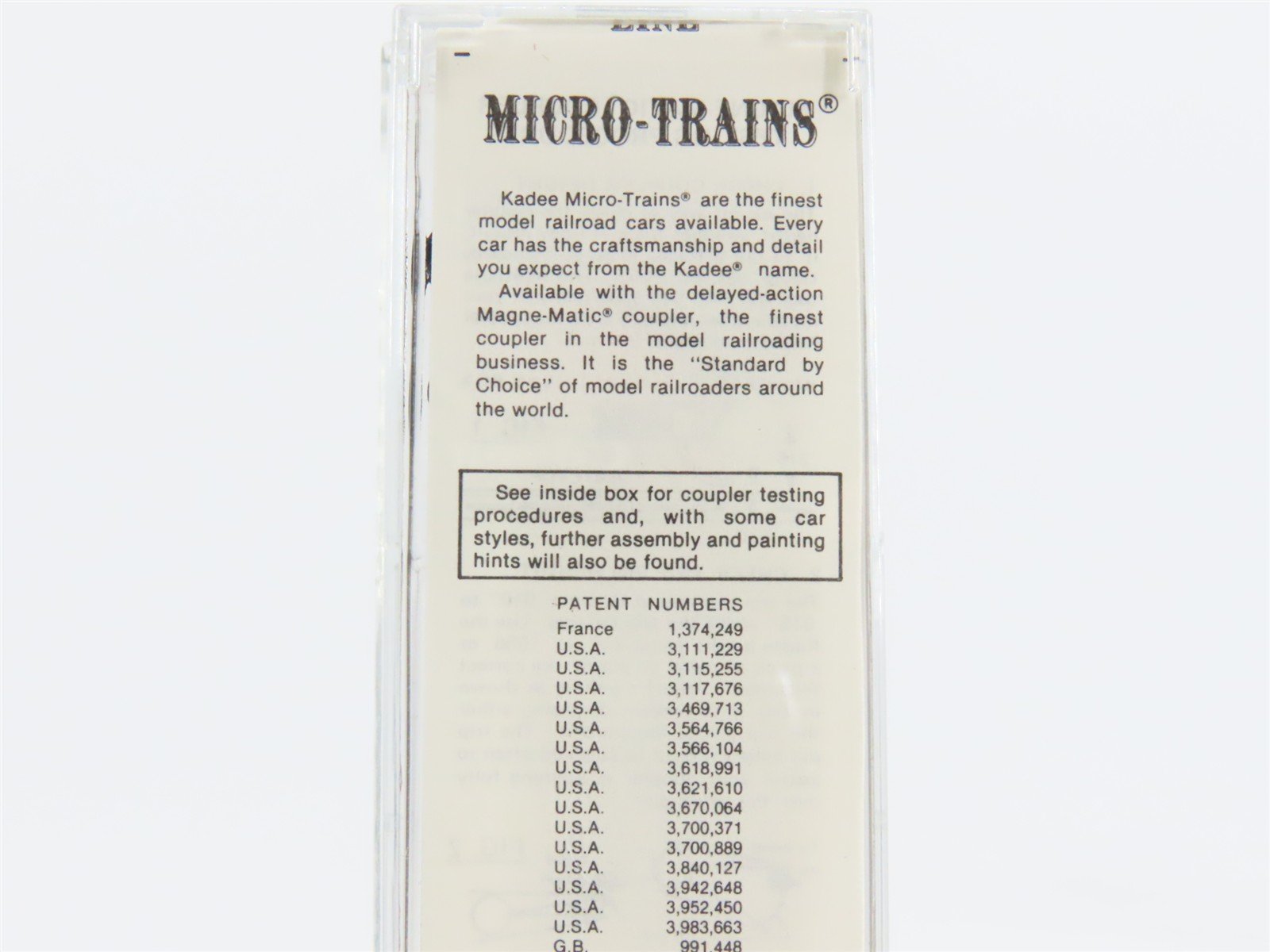 N Scale Kadee Micro-Trains MTL 25400 BM Boston & Maine Guilford 50' Boxcar #3249