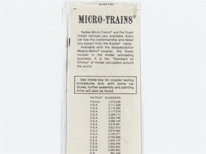 N Scale Kadee Micro-Trains MTL 25400 BM Boston & Maine Guilford 50' Boxcar #3249
