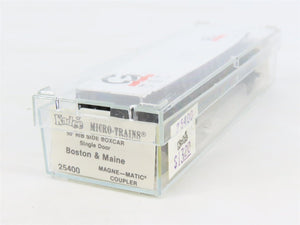 N Scale Kadee Micro-Trains MTL 25400 BM Boston & Maine Guilford 50' Boxcar #3249