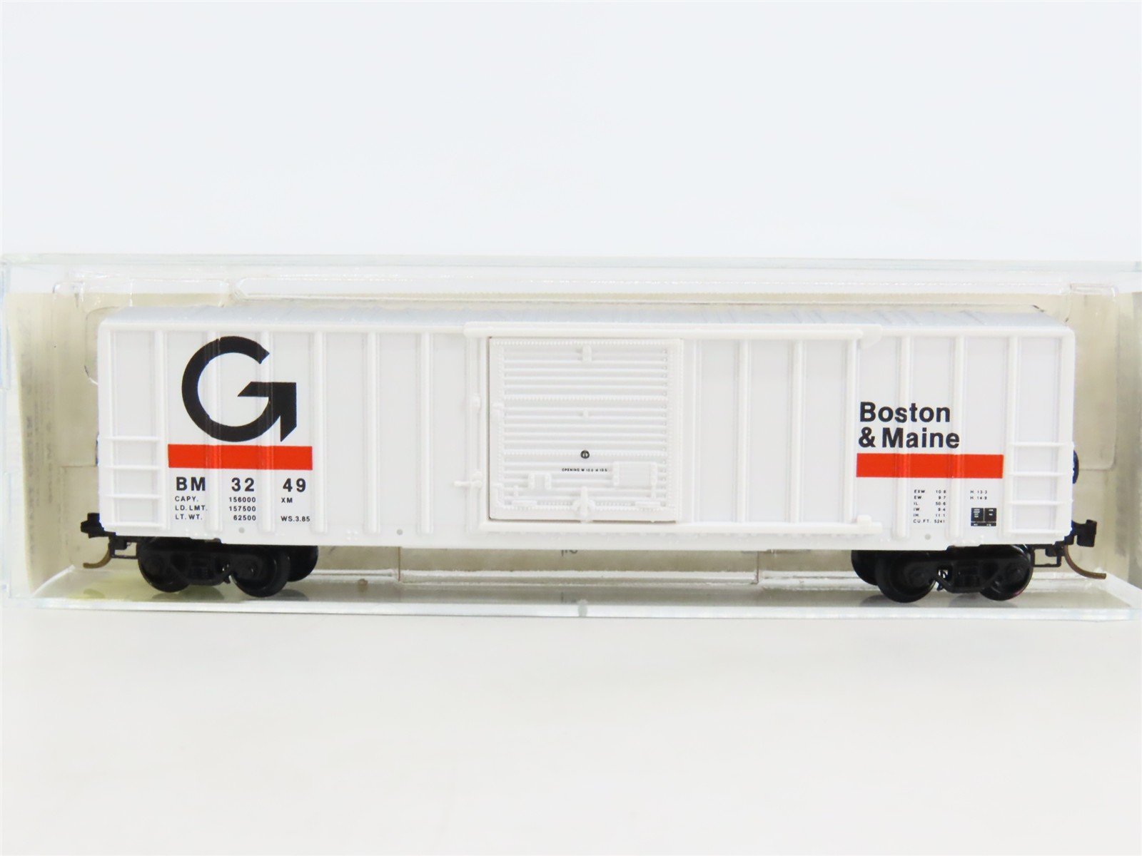 N Scale Kadee Micro-Trains MTL 25400 BM Boston & Maine Guilford 50' Boxcar #3249