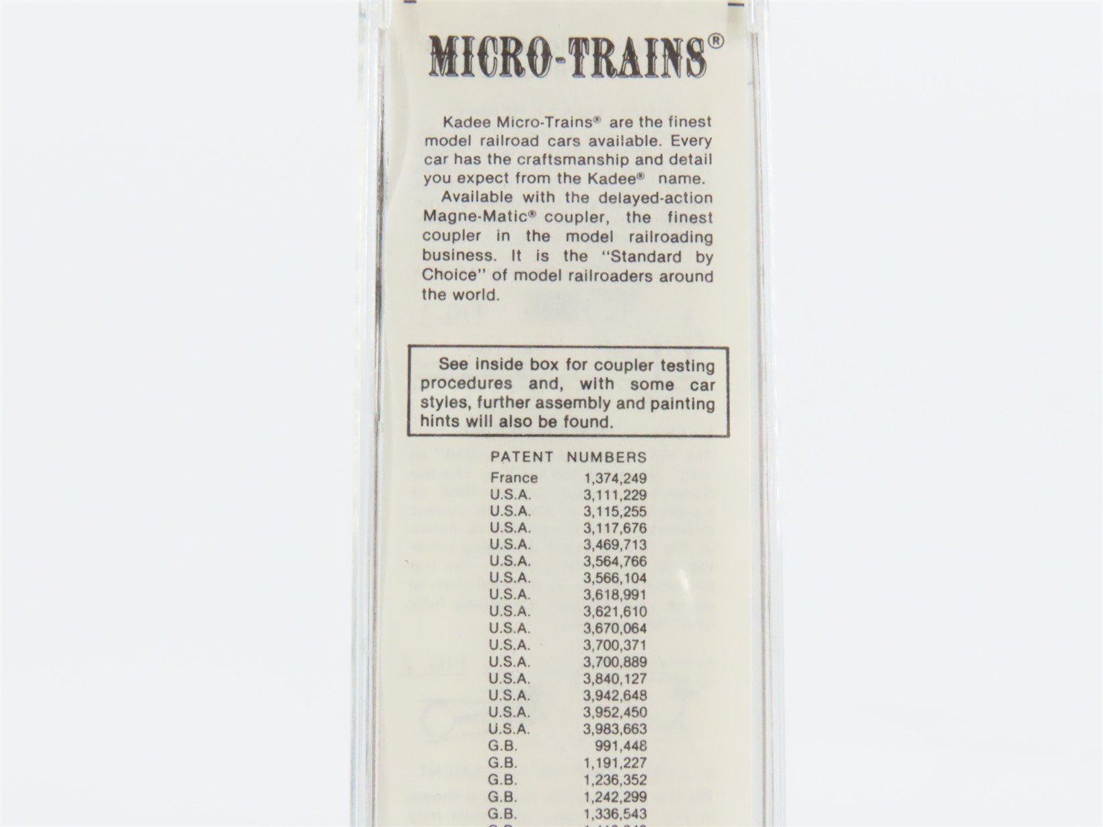 N Scale Kadee Micro-Trains MTL 25400 BM Boston & Maine Guilford 50' Boxcar #3249