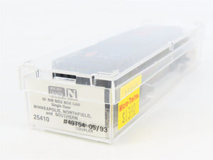 N Micro-Trains MTL 25410 MNS Minneapolis Northfield & Southern 50' Boxcar #49754