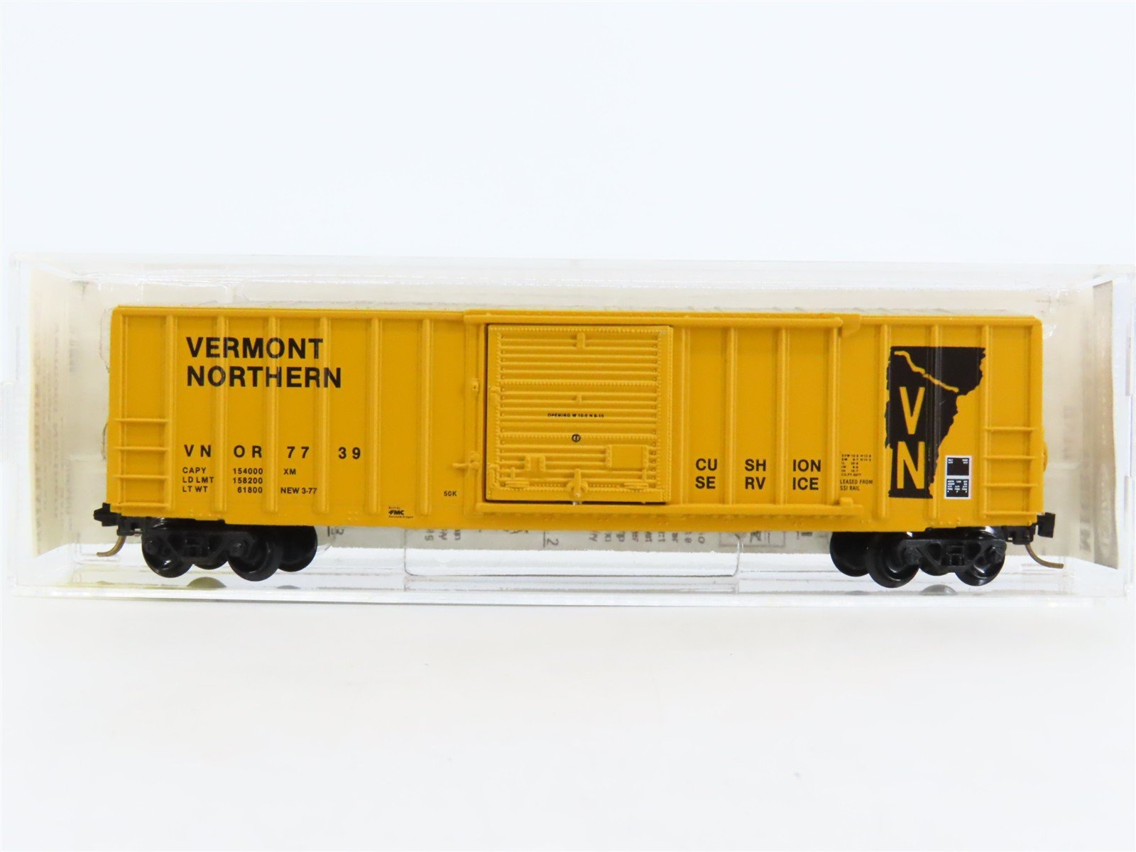 N Scale Kadee Micro-Trains MTL 25420 VNOR Vermont Northern 50' Box Car #7739