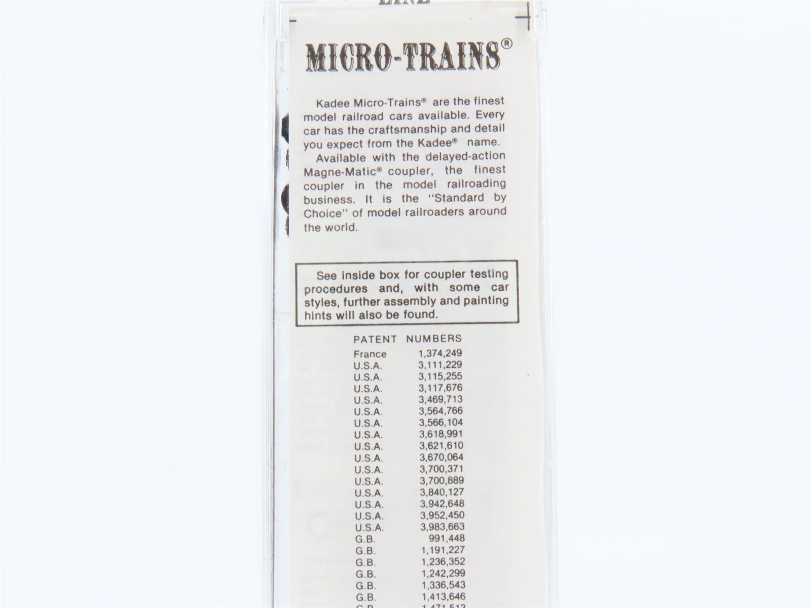 N Scale Kadee Micro-Trains MTL 25420 VNOR Vermont Northern 50' Box Car #7739