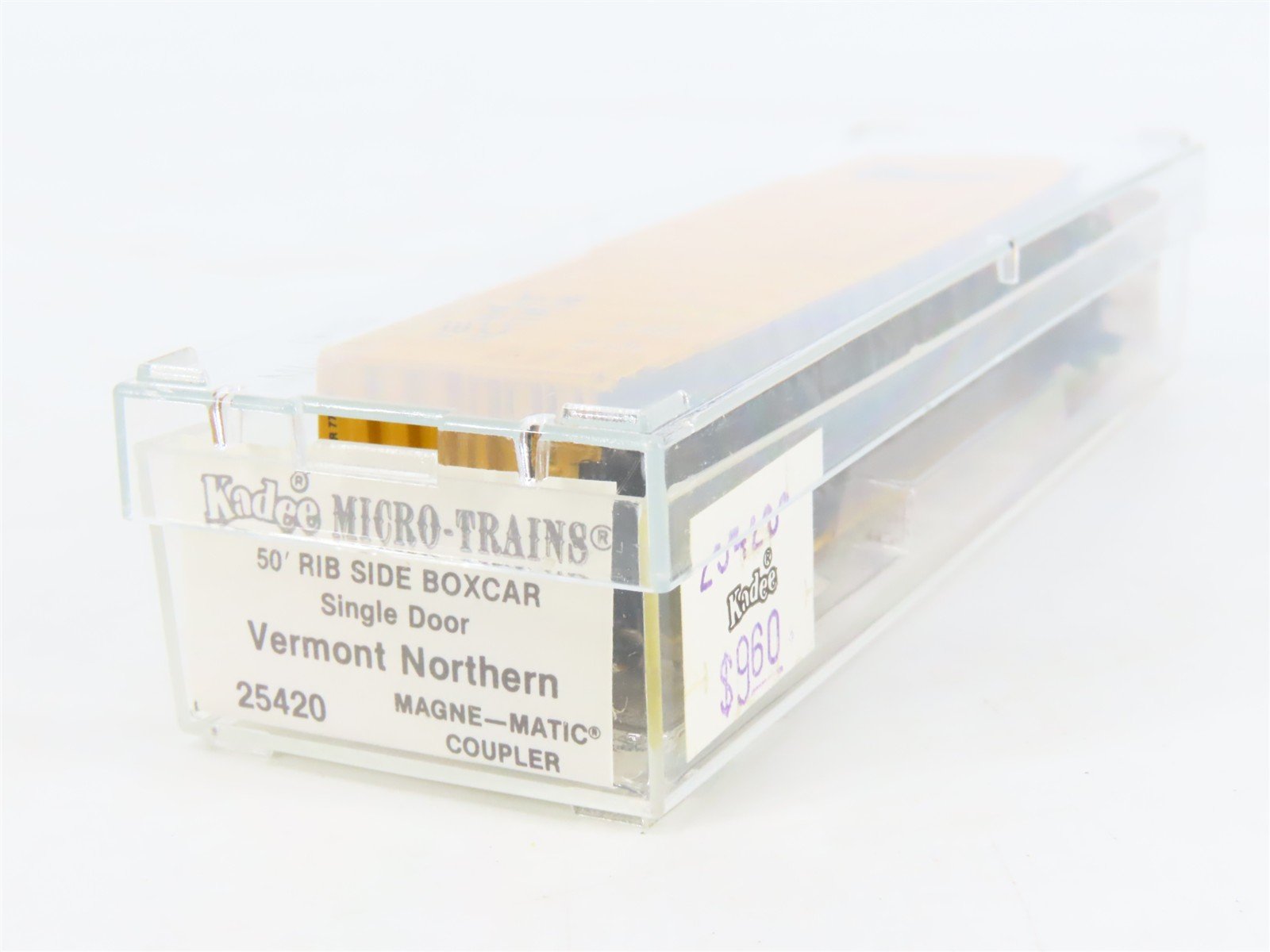 N Scale Kadee Micro-Trains MTL 25420 VNOR Vermont Northern 50' Box Car #7739
