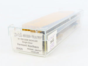 N Scale Kadee Micro-Trains MTL 25420 VNOR Vermont Northern 50' Box Car #7739