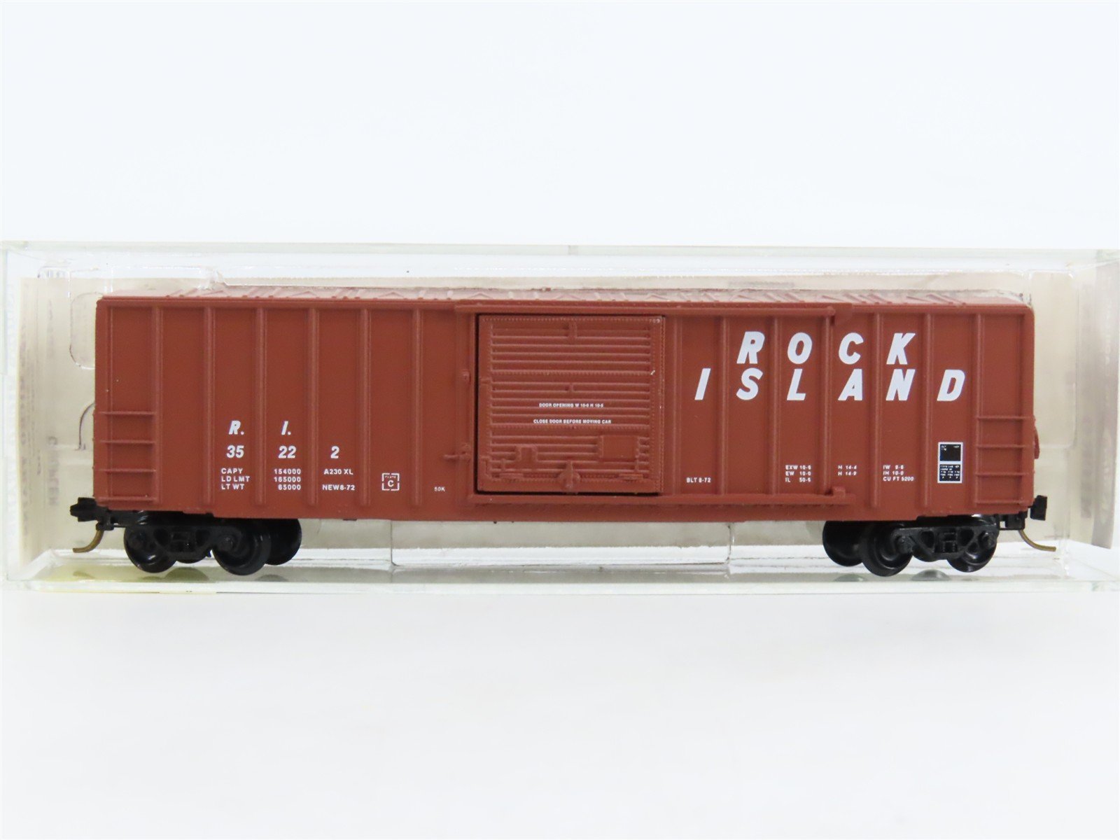 N Scale Kadee Micro-Trains MTL 25430 RI Rock Island 50' Rib Side Box Car #35222
