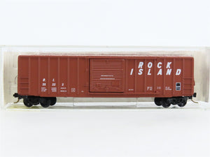 N Scale Kadee Micro-Trains MTL 25430 RI Rock Island 50' Rib Side Box Car #35222