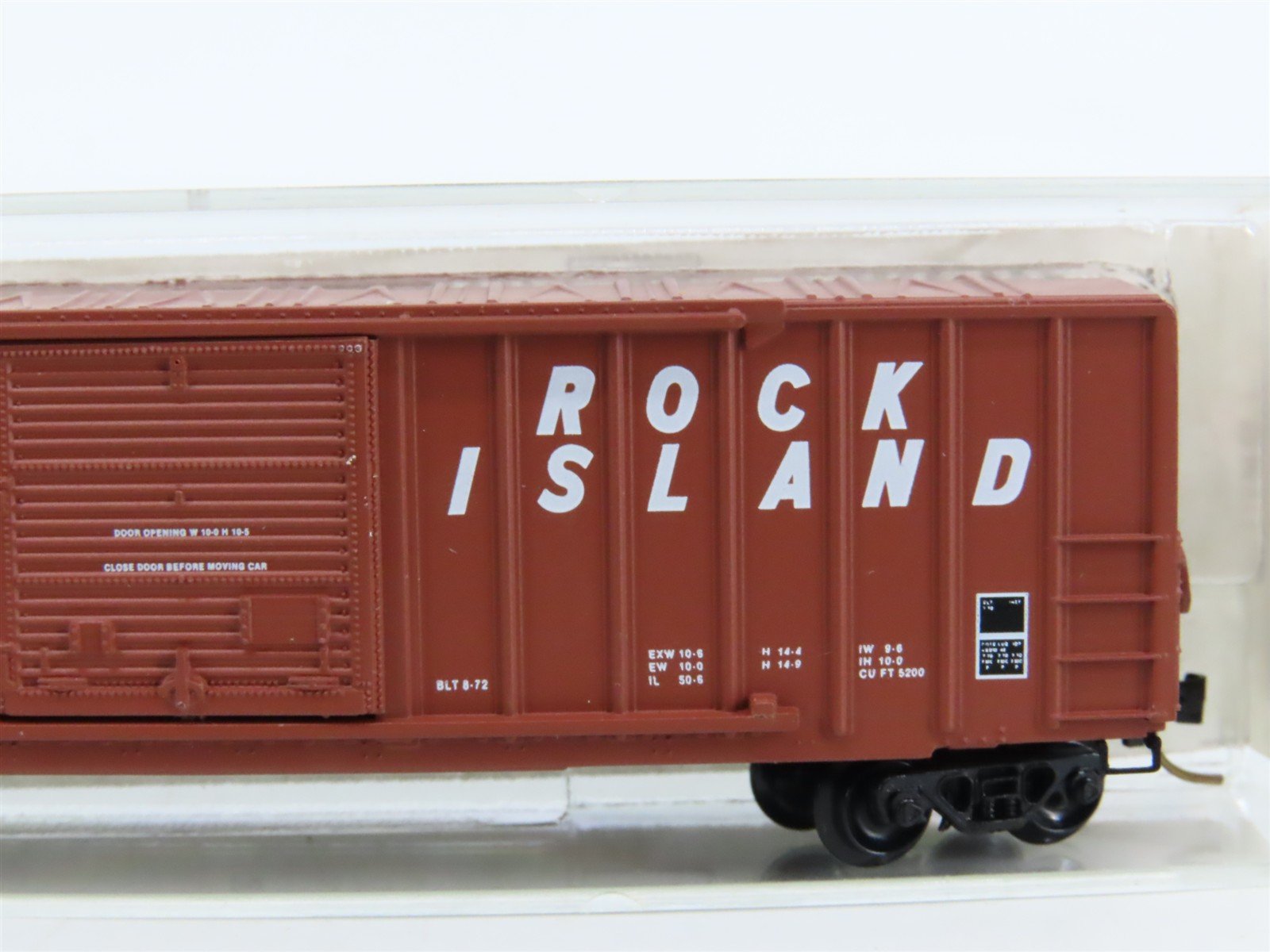 N Scale Kadee Micro-Trains MTL 25430 RI Rock Island 50' Rib Side Box Car #35222