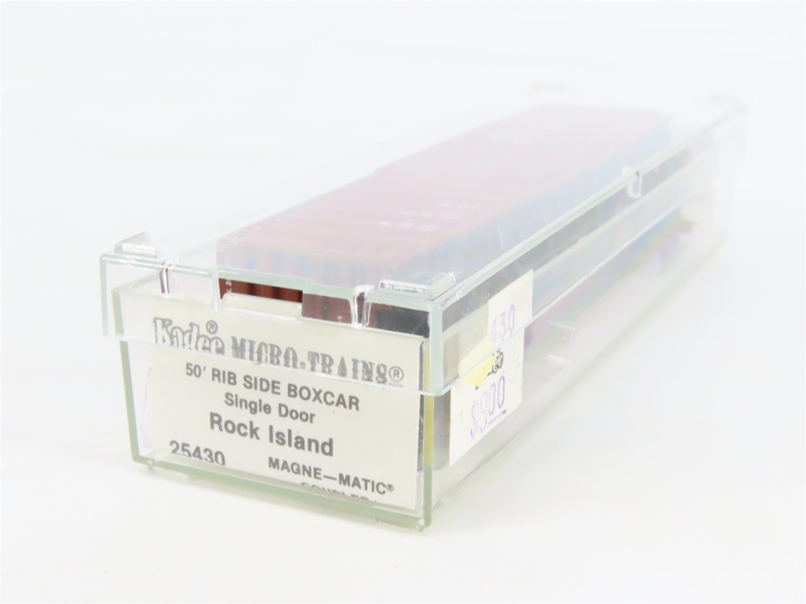 N Scale Kadee Micro-Trains MTL 25430 RI Rock Island 50' Rib Side Box Car #35222
