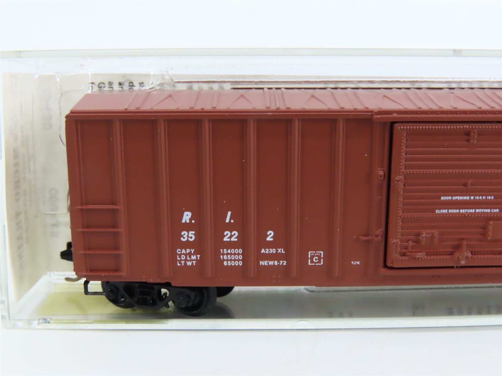 N Scale Kadee Micro-Trains MTL 25430 RI Rock Island 50' Rib Side Box Car #35222