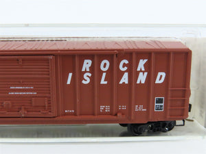 N Scale Kadee Micro-Trains MTL 25430 RI Rock Island 50' Rib Side Box Car #35222