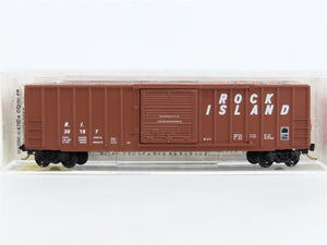 N Scale Micro-Trains MTL 25430 RI Rock Island 50' Rib Side Box Car #36187