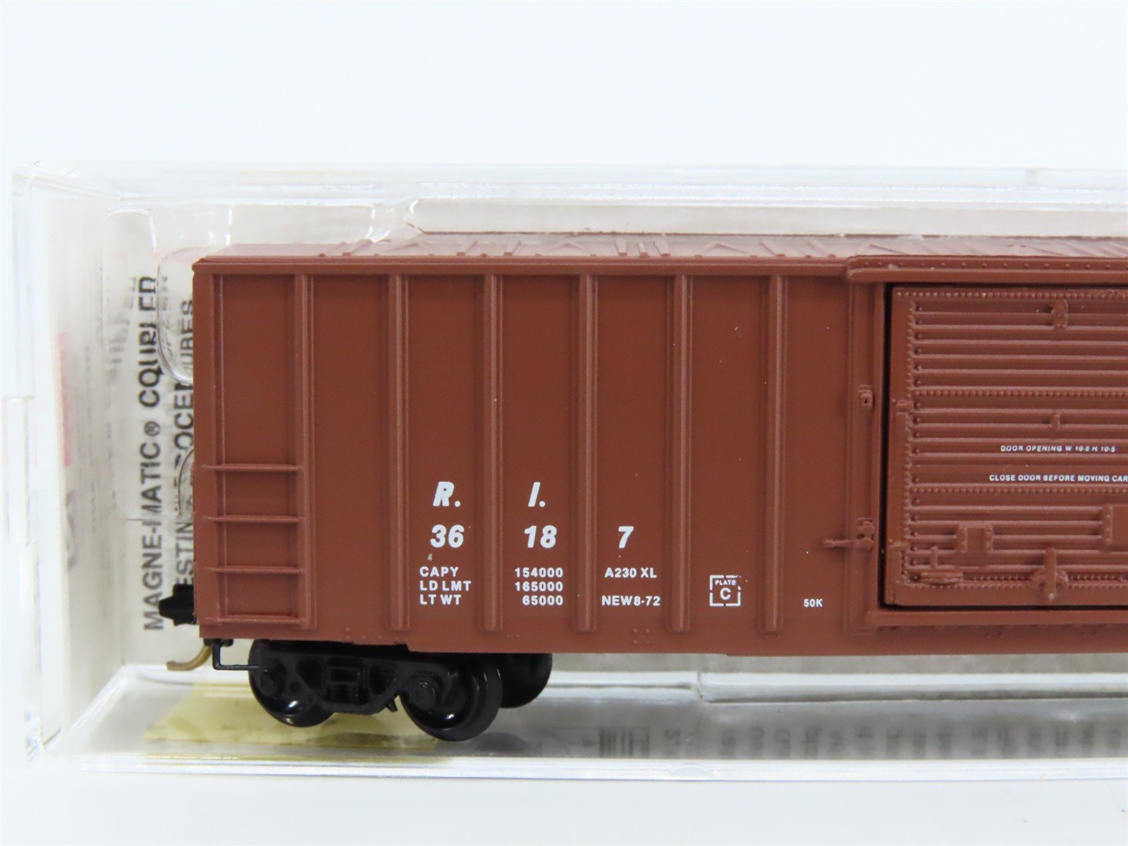 N Scale Micro-Trains MTL 25430 RI Rock Island 50' Rib Side Box Car #36187