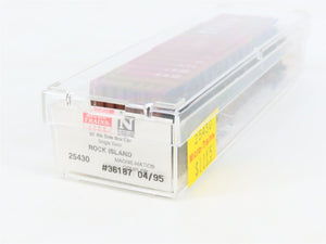 N Scale Micro-Trains MTL 25430 RI Rock Island 50' Rib Side Box Car #36187