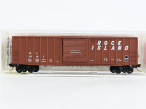 N Scale Micro-Trains MTL 25430 RI Rock Island 50' Rib Side Box Car #36187