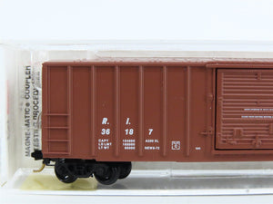 N Scale Micro-Trains MTL 25430 RI Rock Island 50' Rib Side Box Car #36187