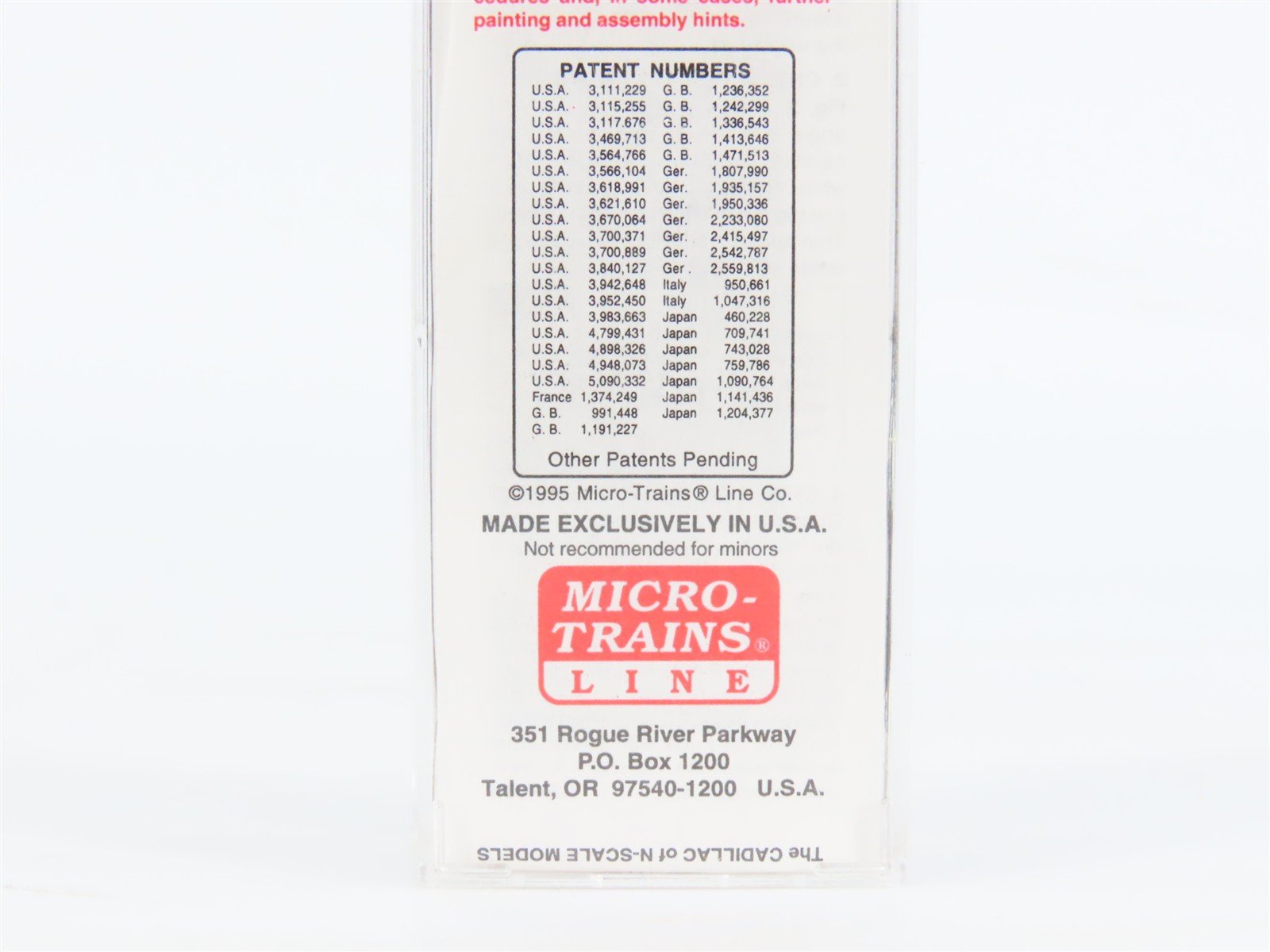 N Scale Micro-Trains MTL 25430 RI Rock Island 50' Rib Side Box Car #36187