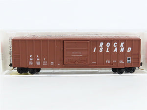 N Scale Micro-Trains MTL 25430 RI Rock Island 50' Rib Side Box Car #36187