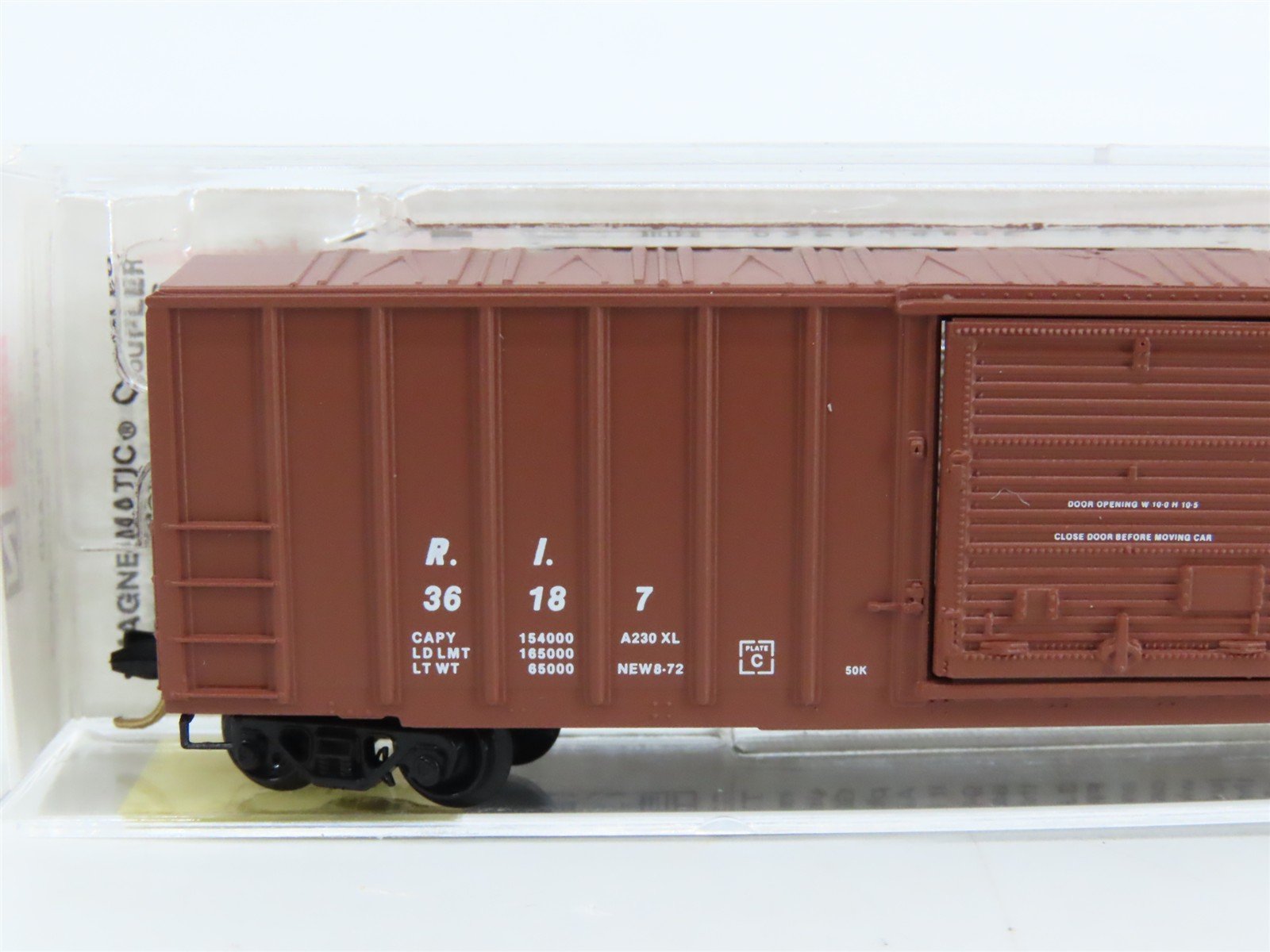 N Scale Micro-Trains MTL 25430 RI Rock Island 50' Rib Side Box Car #36187