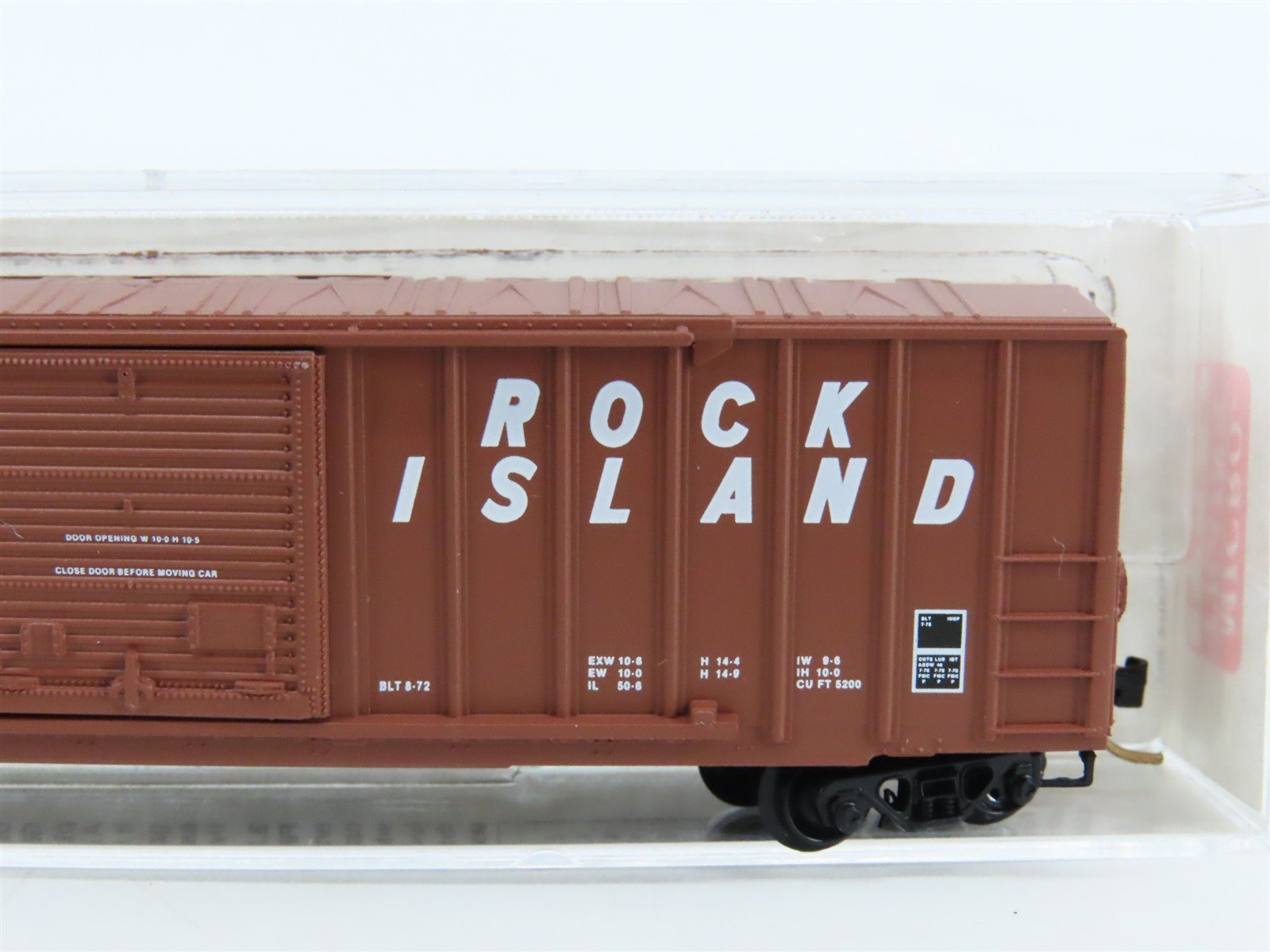 N Scale Micro-Trains MTL 25430 RI Rock Island 50' Rib Side Box Car #36187