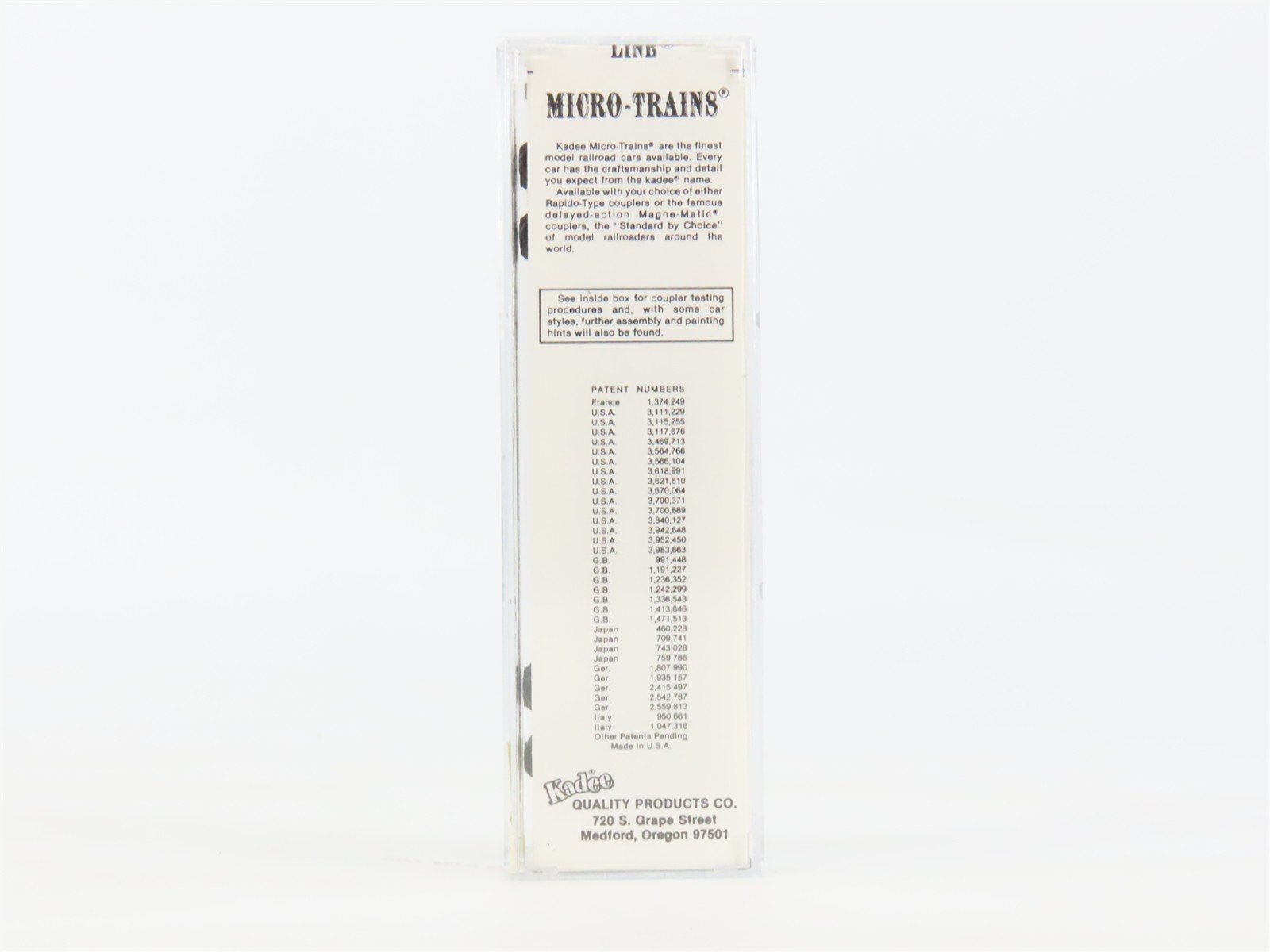 N Scale Kadee Micro-Trains MTL 25360 VC Virginia Central 50' Box Car #1172