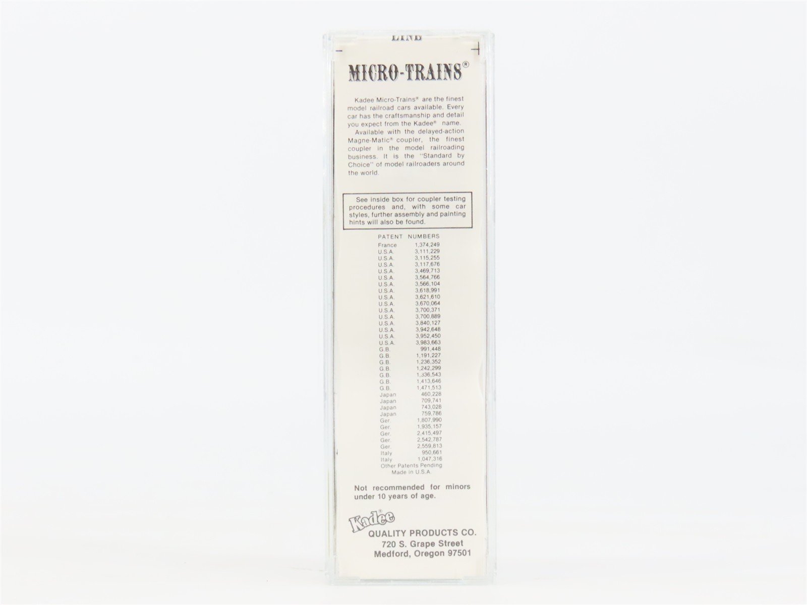 N Scale Kadee Micro-Trains MTL 25380 BH 