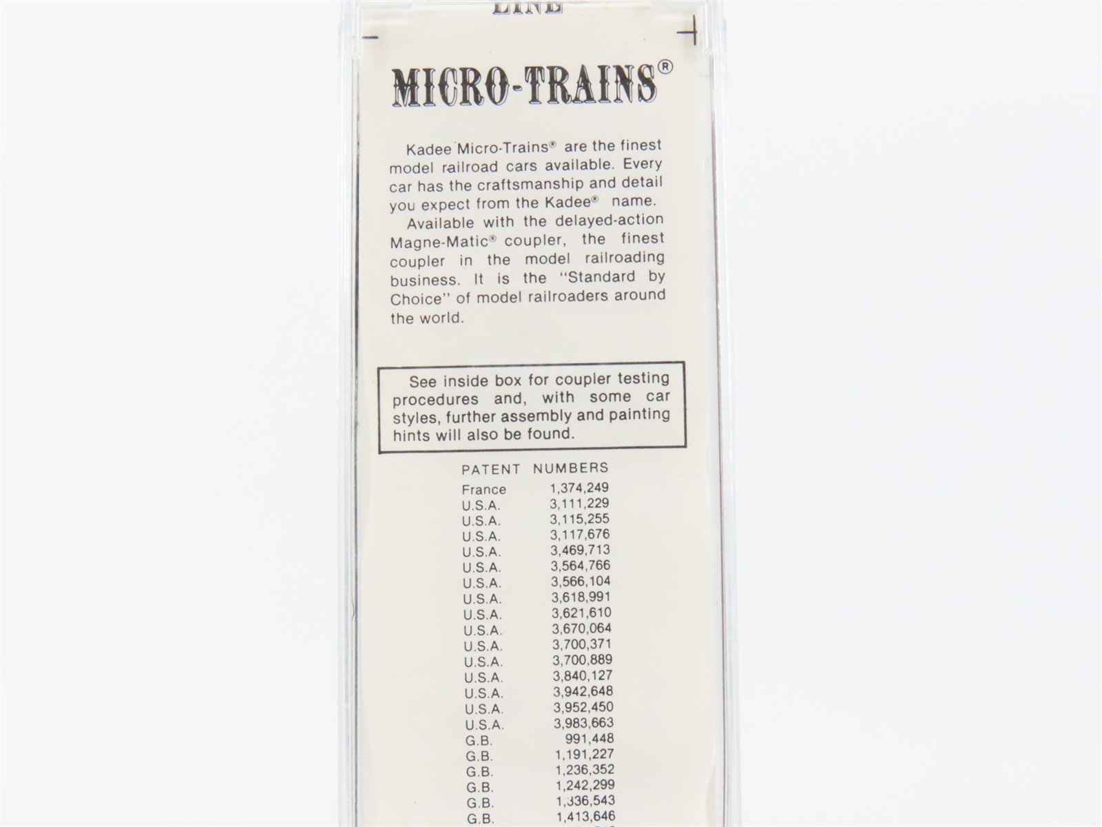 N Scale Kadee Micro-Trains MTL 25380 BH 