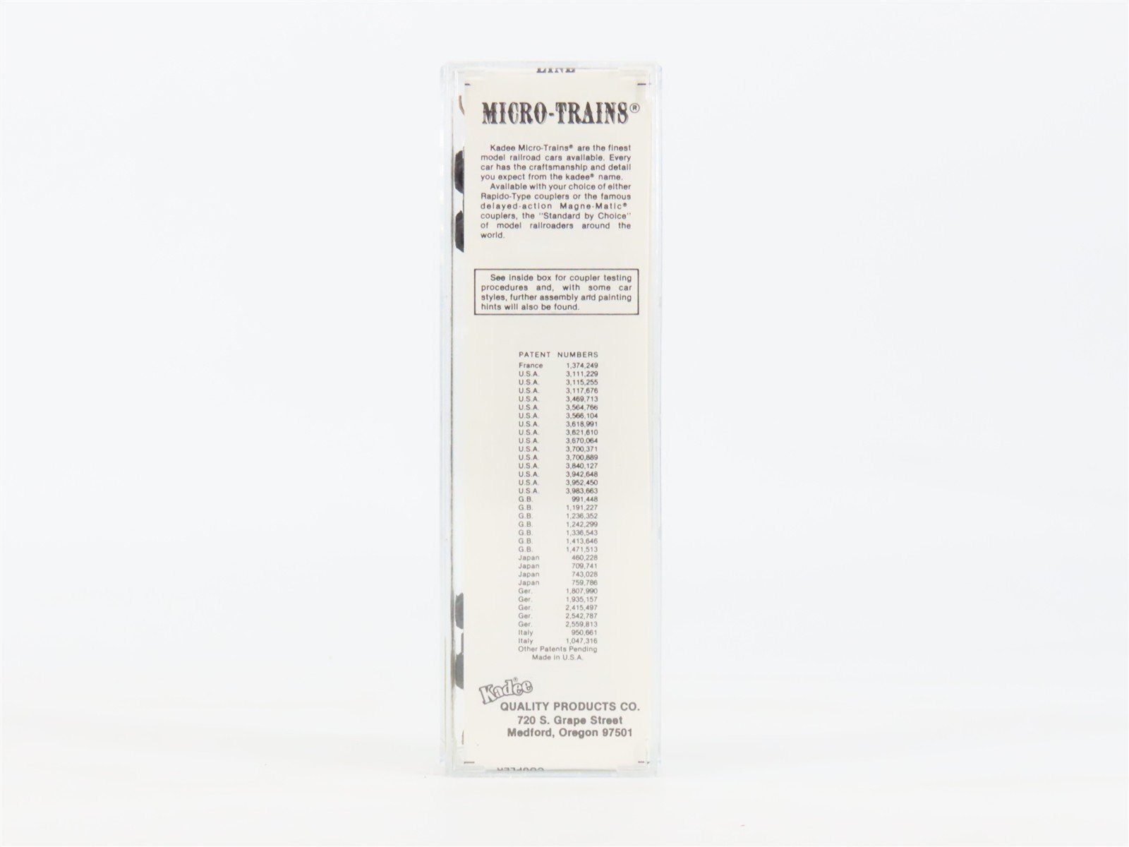 N Scale Kadee Micro-Trains MTL 25350 GMRC Green Mountain 50' Box Car #0700