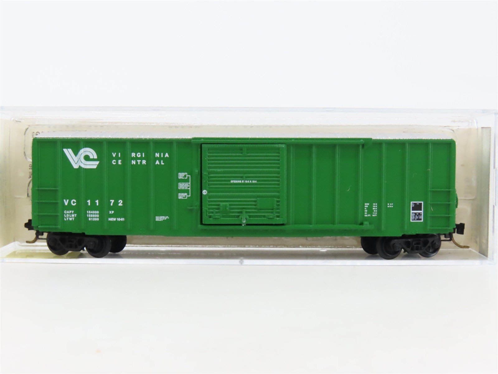 N Scale Kadee Micro-Trains MTL 25360 VC Virginia Central 50' Box Car #1172