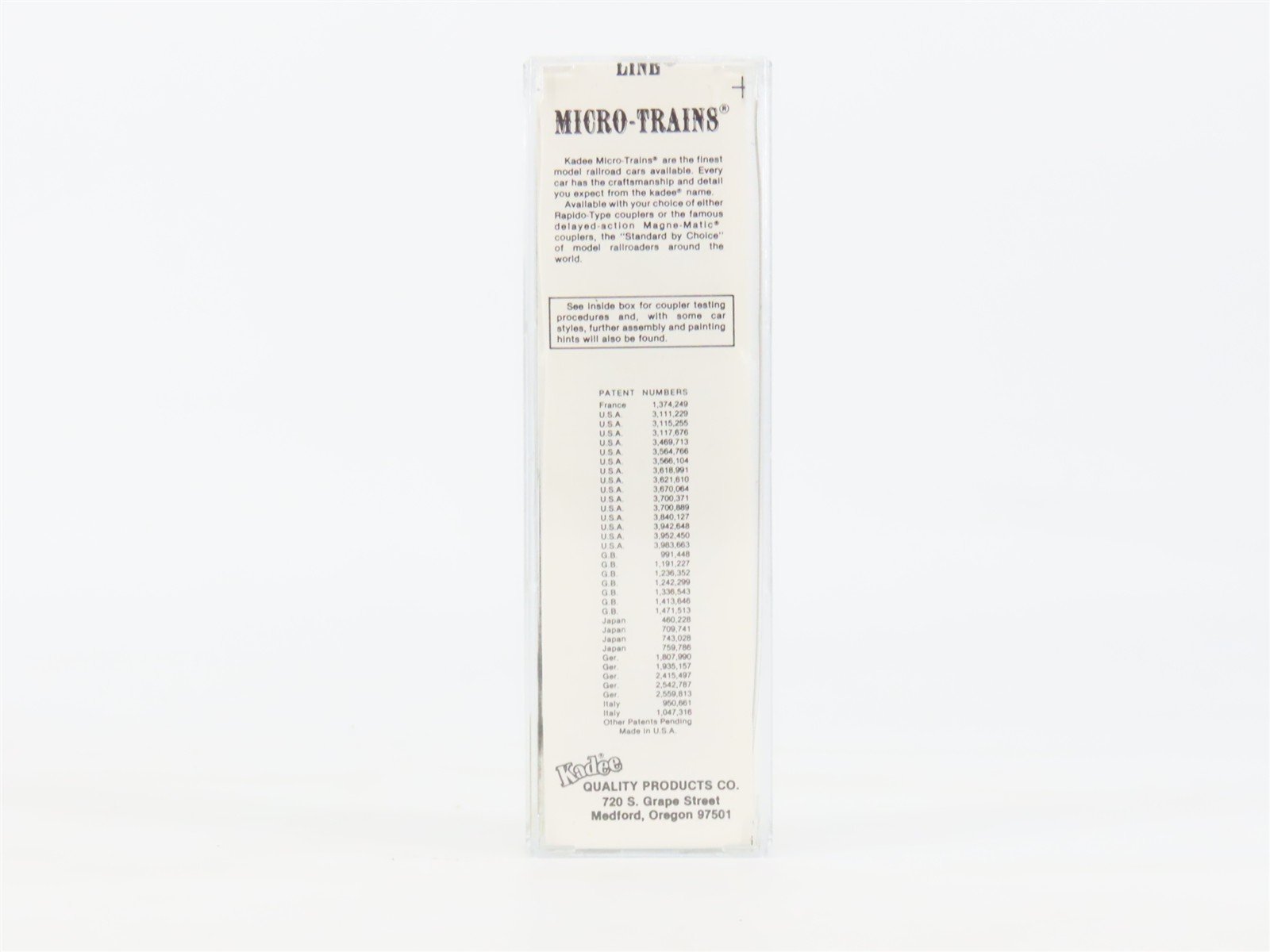 N Scale Kadee Micro-Trains MTL 25360 VC Virginia Central 50' Box Car #1172