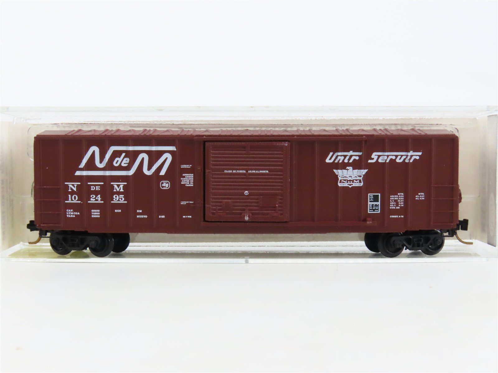 N Scale Kadee Micro-Trains MTL 25320 NdeM National de Mexico 50' Box Car #102495