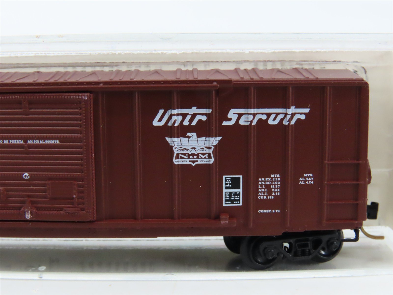 N Scale Kadee Micro-Trains MTL 25320 NdeM National de Mexico 50' Box Car #102495