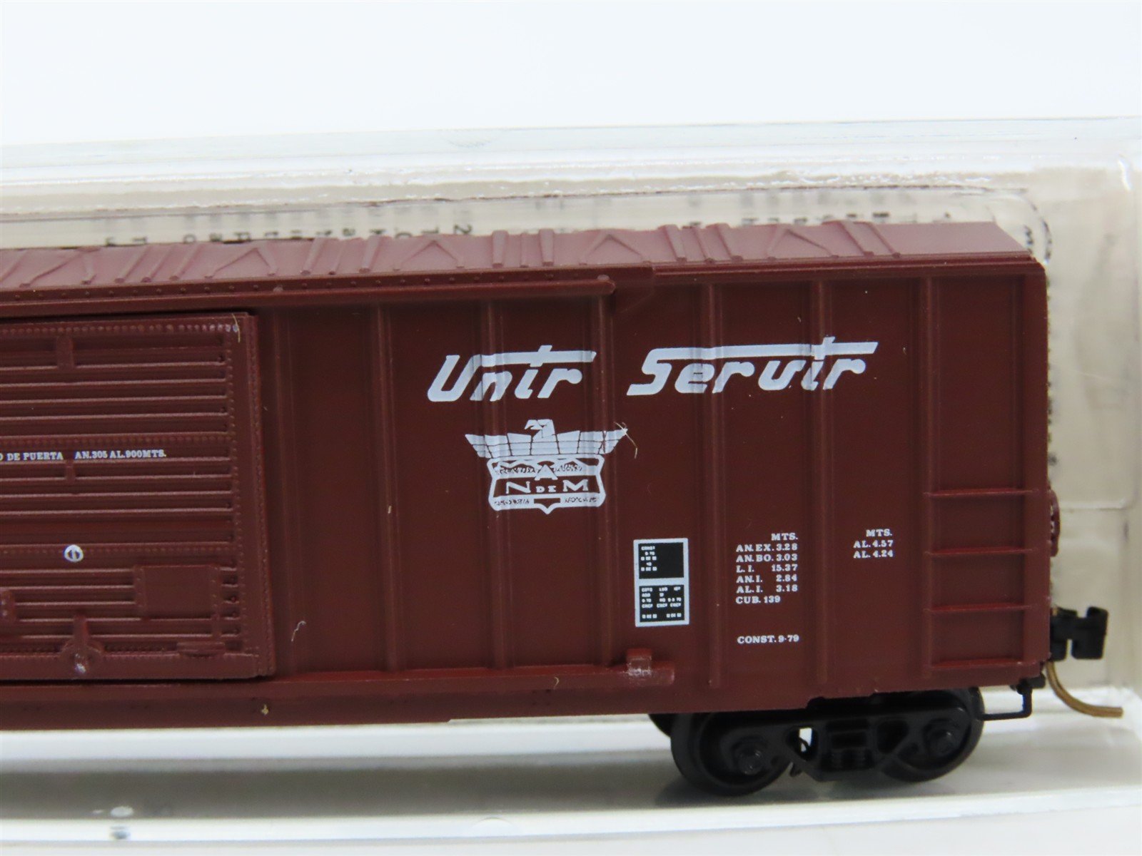 N Scale Kadee Micro-Trains MTL 25320 NdeM National de Mexico 50' Box Car #102495
