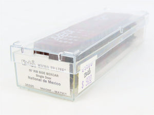 N Scale Kadee Micro-Trains MTL 25320 NdeM National de Mexico 50' Box Car #102495