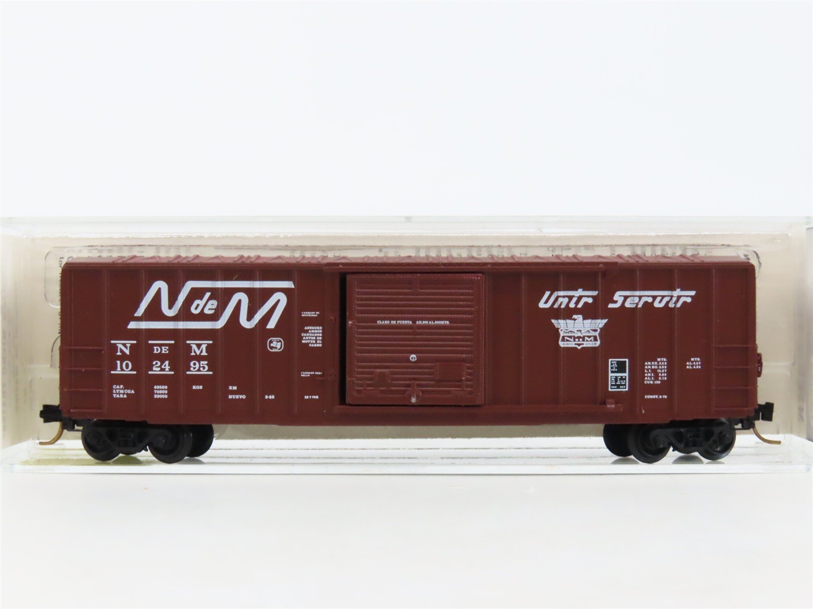 N Scale Kadee Micro-Trains MTL 25320 NdeM National de Mexico 50' Box Car #102495