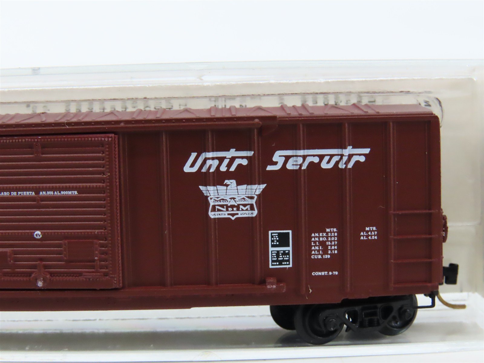 N Scale Kadee Micro-Trains MTL 25320 NdeM National de Mexico 50' Box Car #102495