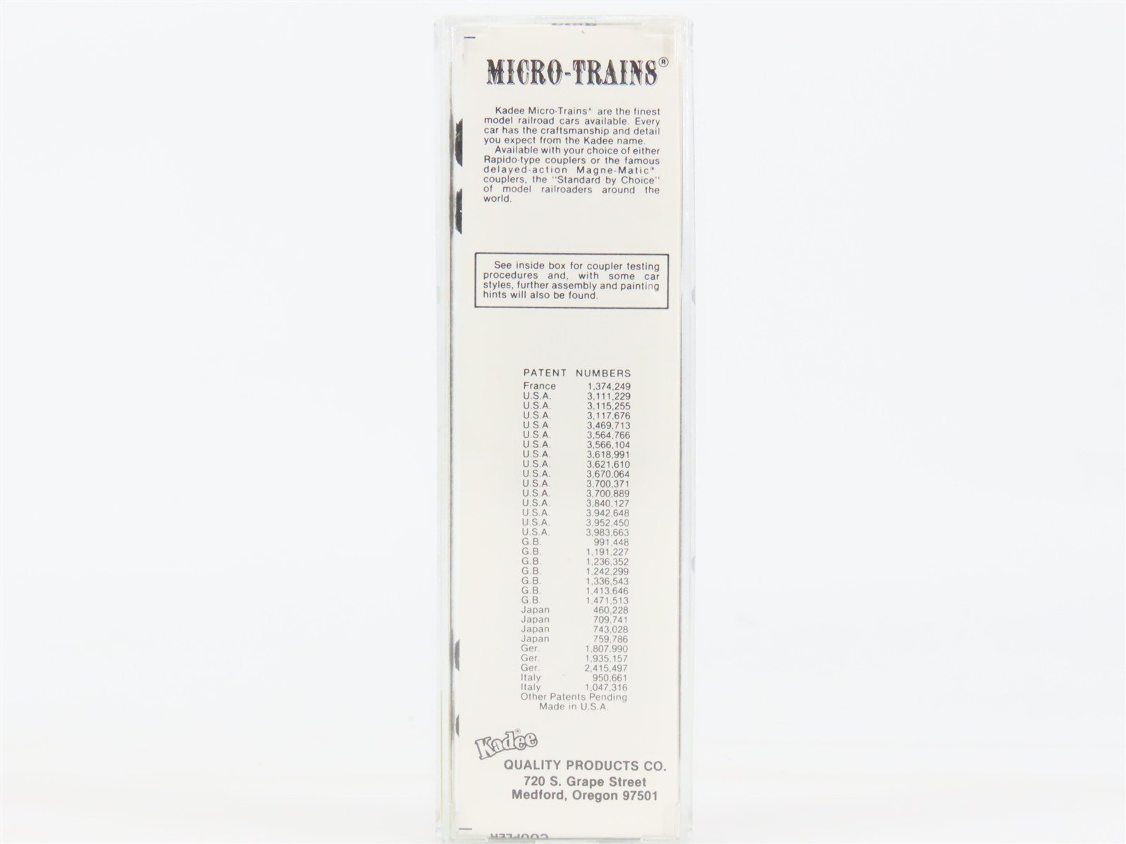 N Scale Kadee Micro-Trains MTL 25320 NdeM National de Mexico 50' Box Car #102495