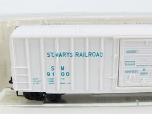 N Scale Kadee Micro-Trains MTL 25300 SM St. Marys 50' Rib Side Box Car #9100