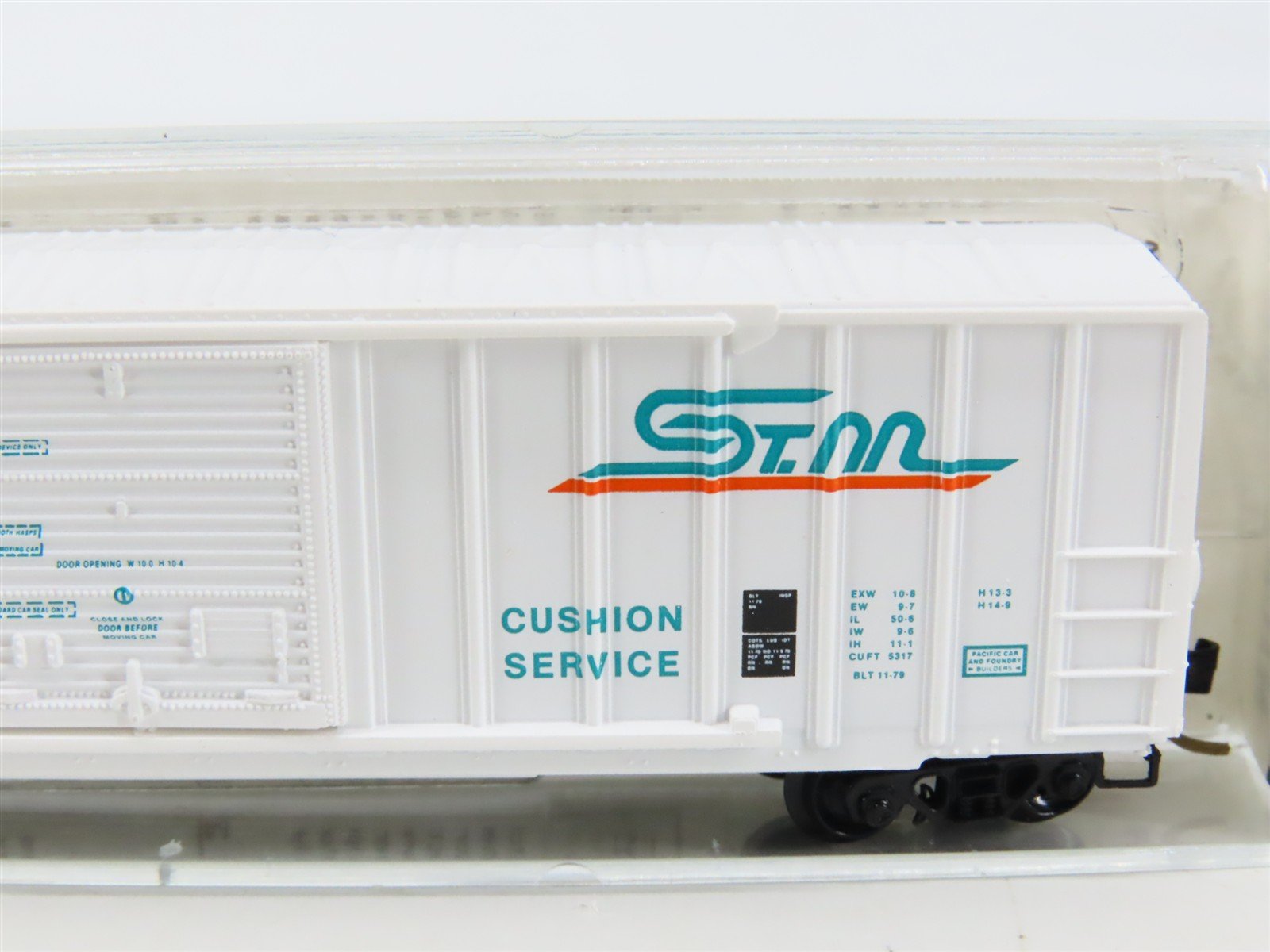 N Scale Kadee Micro-Trains MTL 25300 SM St. Marys 50' Rib Side Box Car #9100