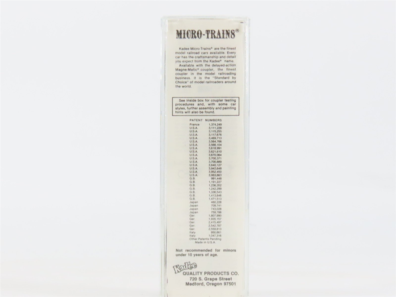 N Scale Kadee Micro-Trains MTL 25300 SM St. Marys 50' Rib Side Box Car #9100