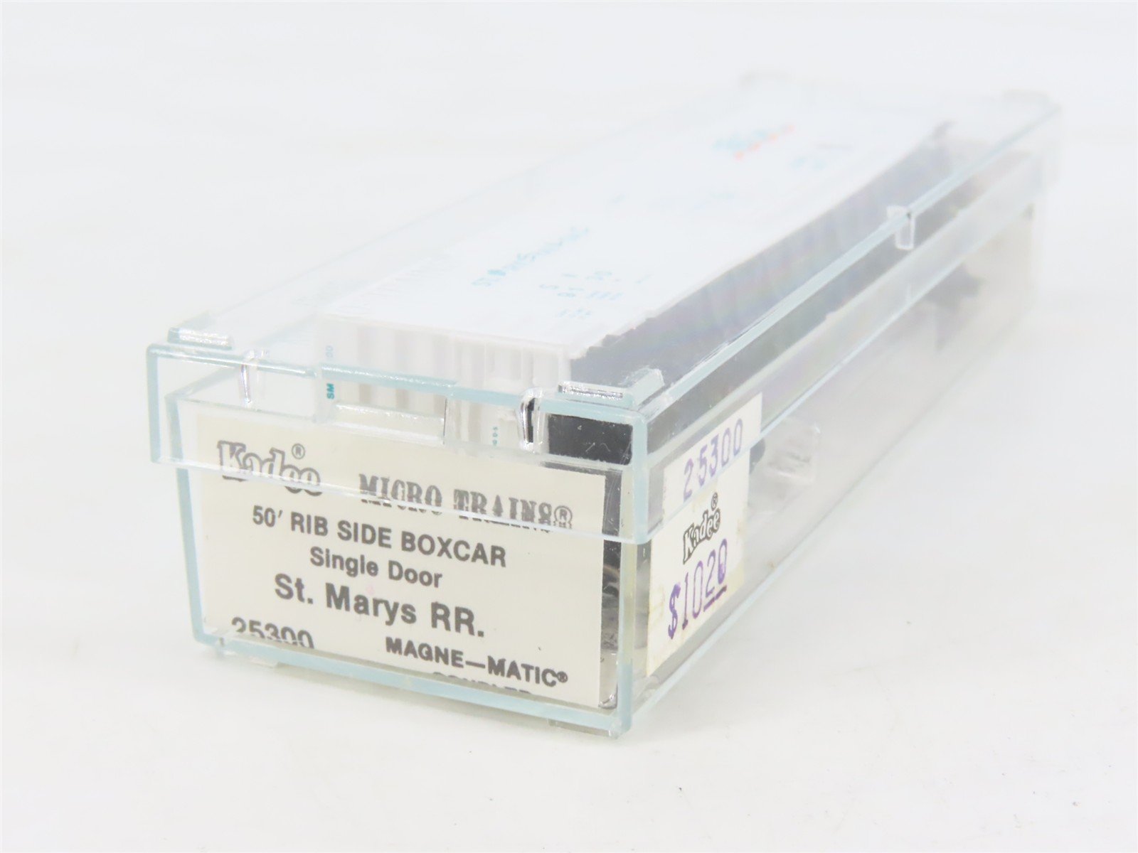 N Scale Kadee Micro-Trains MTL 25300 SM St. Marys 50' Rib Side Box Car #9100