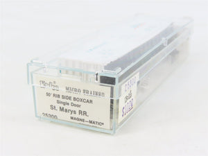 N Scale Kadee Micro-Trains MTL 25300 SM St. Marys 50' Rib Side Box Car #9100