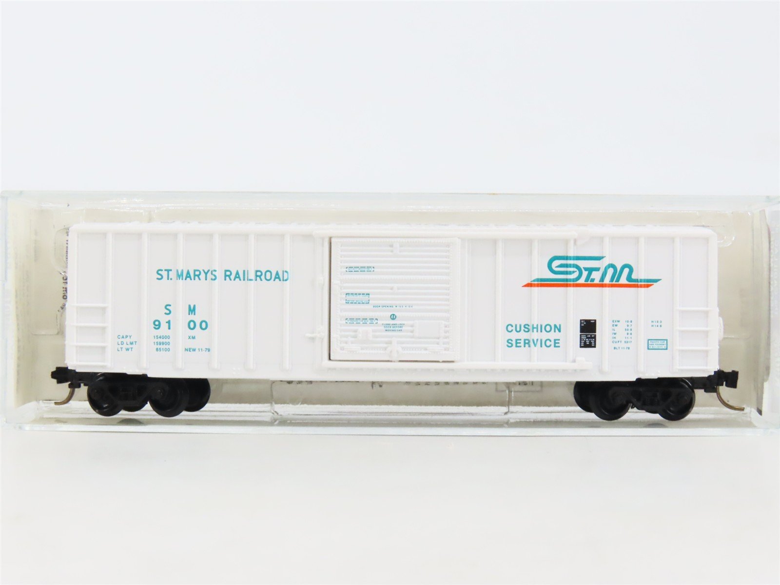 N Scale Kadee Micro-Trains MTL 25300 SM St. Marys 50' Rib Side Box Car #9100