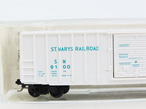 N Scale Kadee Micro-Trains MTL 25300 SM St. Marys 50' Rib Side Box Car #9100