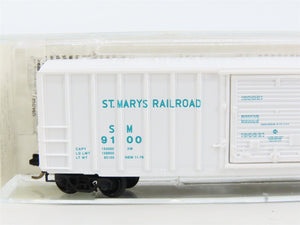 N Scale Kadee Micro-Trains MTL 25300 SM St. Marys 50' Rib Side Box Car #9100