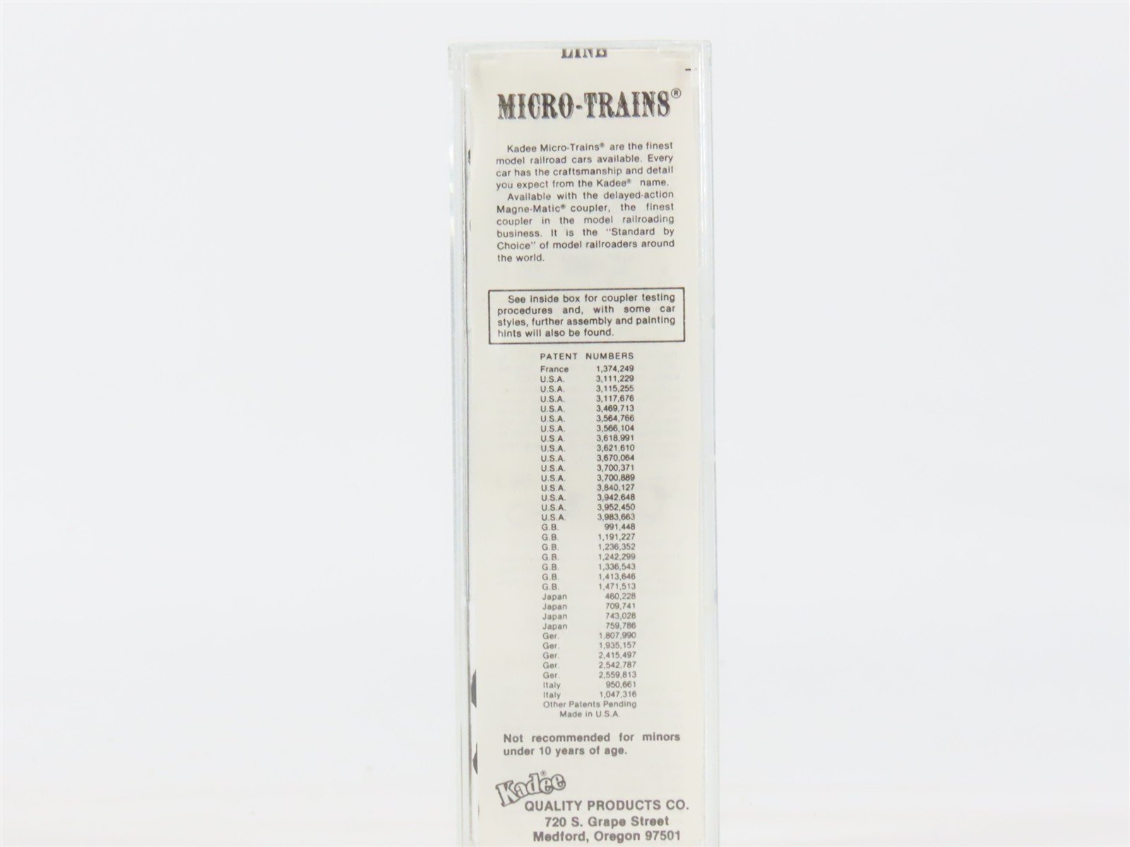 N Scale Kadee Micro-Trains MTL 25300 SM St. Marys 50' Rib Side Box Car #9100