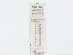 N Scale Kadee Micro-Trains MTL 25300 SM St. Marys 50' Rib Side Box Car #9100